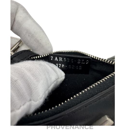 🔴 Fendi Face Key Pouch Cles - Black Leather - Picture 10 of 13